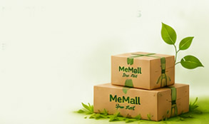Delivery boxes with a growing plant