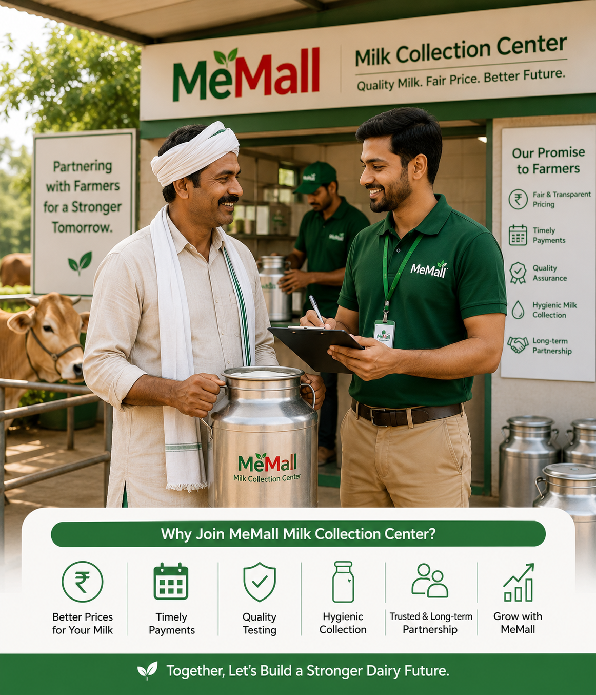 MeMall Milk Collection Center